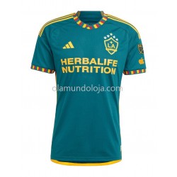 Camisola Los Angeles Galaxy Homem Equipamento Segundo 2023-2024 Manga Curta